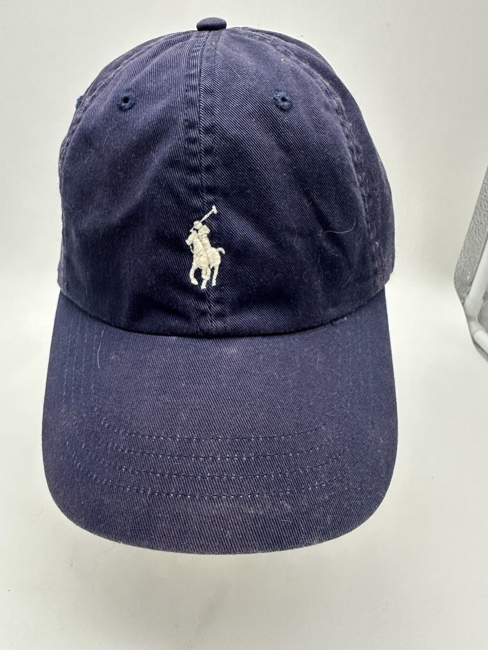 POLO RALPH LAUREN NAVY PONY LOGO STRAPBACK HAT CAP ADJUSTABLE Embroidered